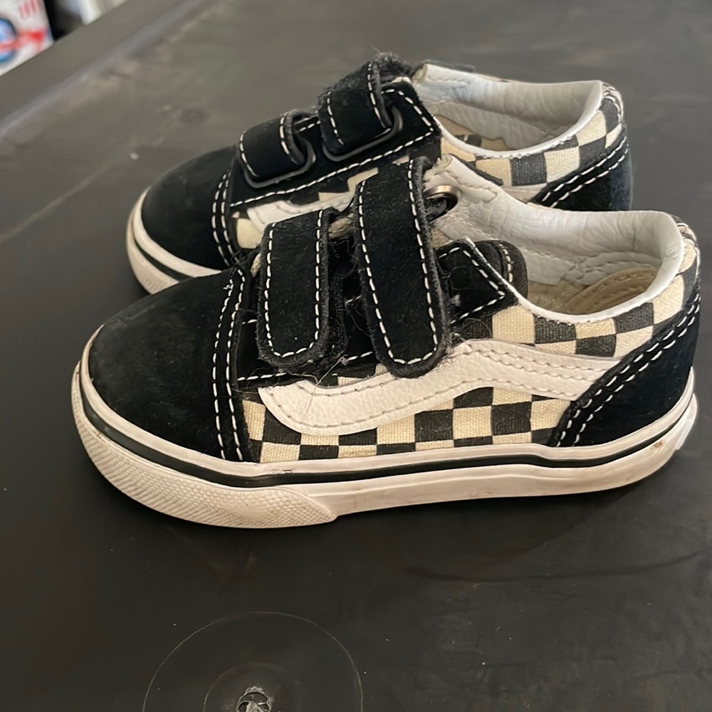 Toddler checkered vans